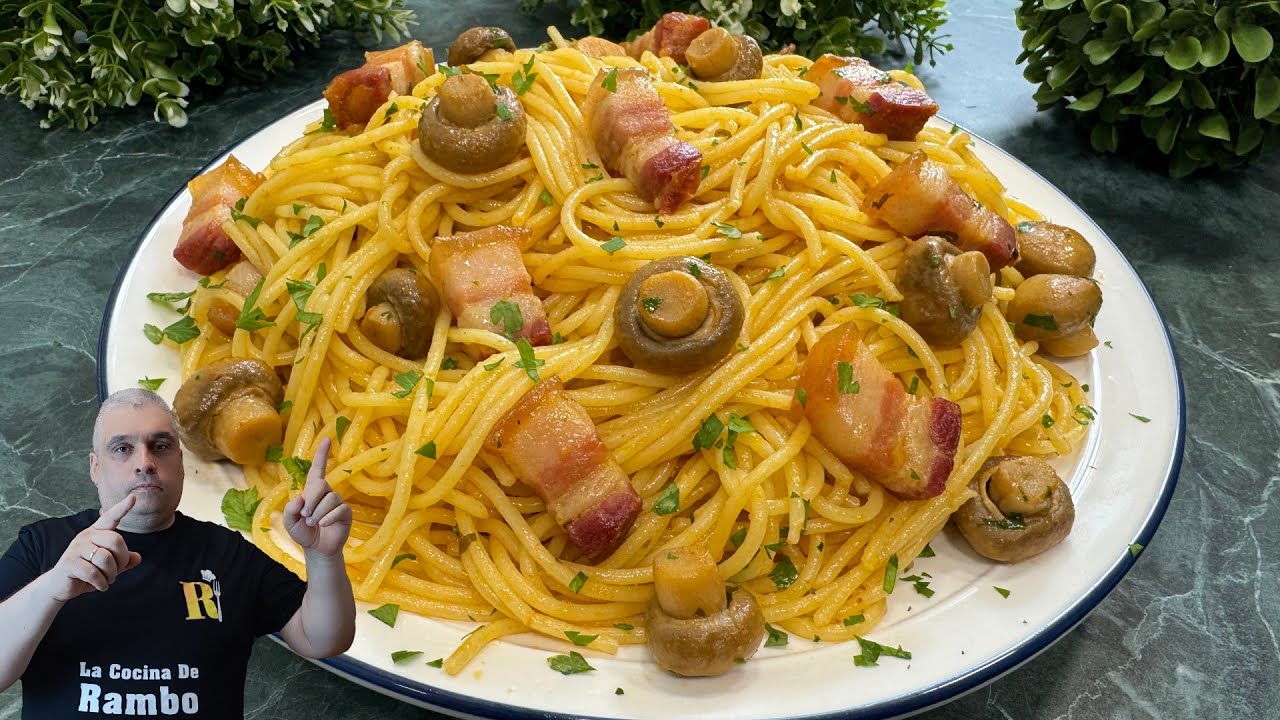 Espaguetis a lo Pobre muy Fácil y Económico 😋 Riquísimo 🤩- RECETA de PASTA