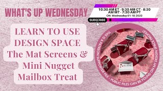 LEARN TO USE DESIGN SPACE- MAT SCREENS & ASSEMBLY OF MINI NUGGET MAILBOXES
