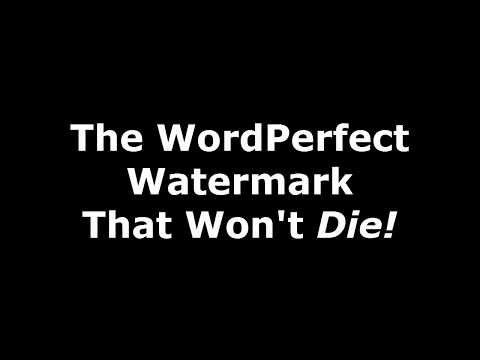 How to delete a stubborn watermark in Word 2016
