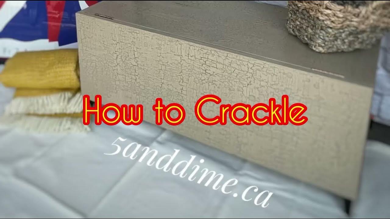 How to Crackle with Dixie Belle Paint Company Products YouTube