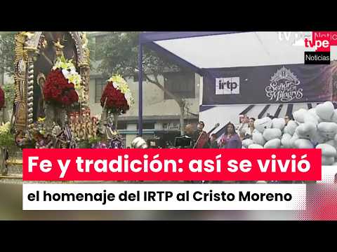 Peruvian faith reaches the world! This was IRTP's heartfelt tribute to the Lord of Miracles
