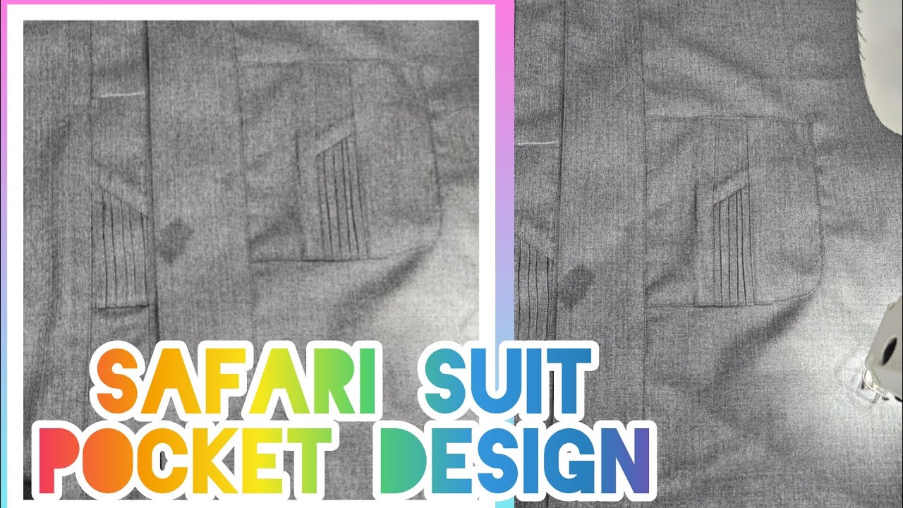 how sewing safari pockets designe | सफ़ारी पॉकेट डिज़ाइन कैसे बनाएं | POPS DESIGNER STUDIO  | 