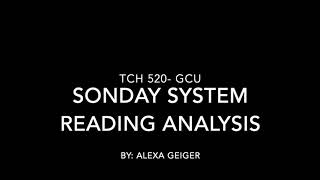 TCH 520- Reading Program Analysis