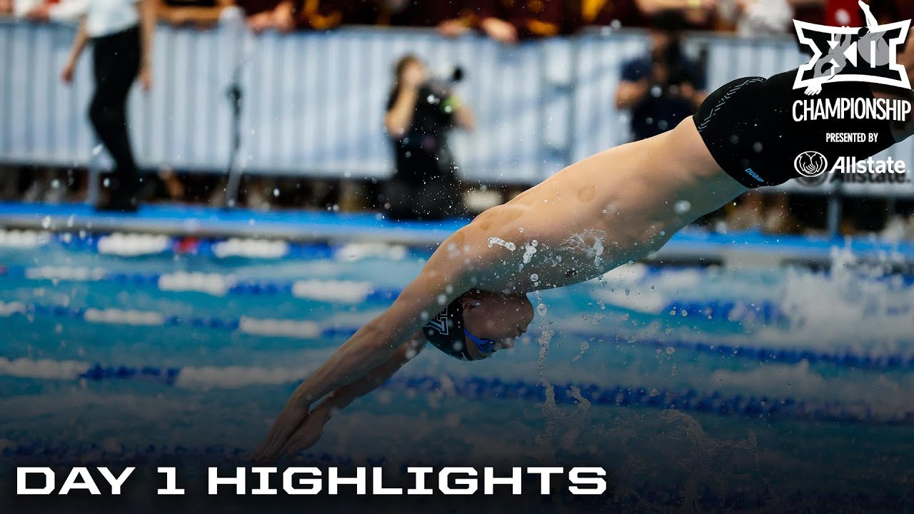 2026 Big 12 Swimming & Diving Championship presented by Allstate - Day 1 Highlights