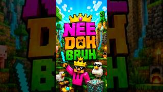 🧱NeeDoh Bruh Minecraft Legenary Concrete 🧱 #asmr #viral #minecraft #squishy #funny