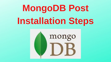 2. MongoDB DBA Tutorials: MongoDB Post Installation Steps on Windows