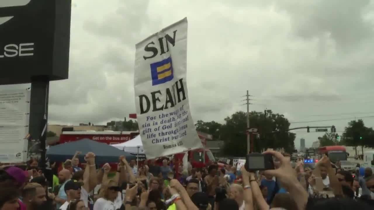 Protests mar Pulse remembrance