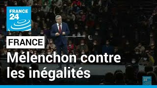 France : le meeting de Jean-Luc Mélenchon, à Montpellier, était centré sur les inégalités