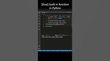 Slice Function in Python 🔥
