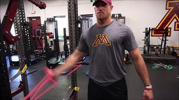 Standing Lateral Shoulder Extension 45 Degrees Supinated AFSM Cocontraction Speed Triphasic Training