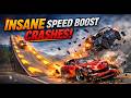 I Built a Speed Boost Ramp in BeamNG.drive – The Crashes Got Insane