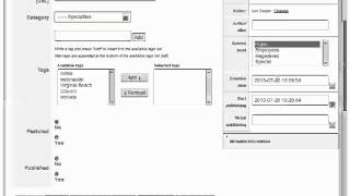 Front End Creating Articles