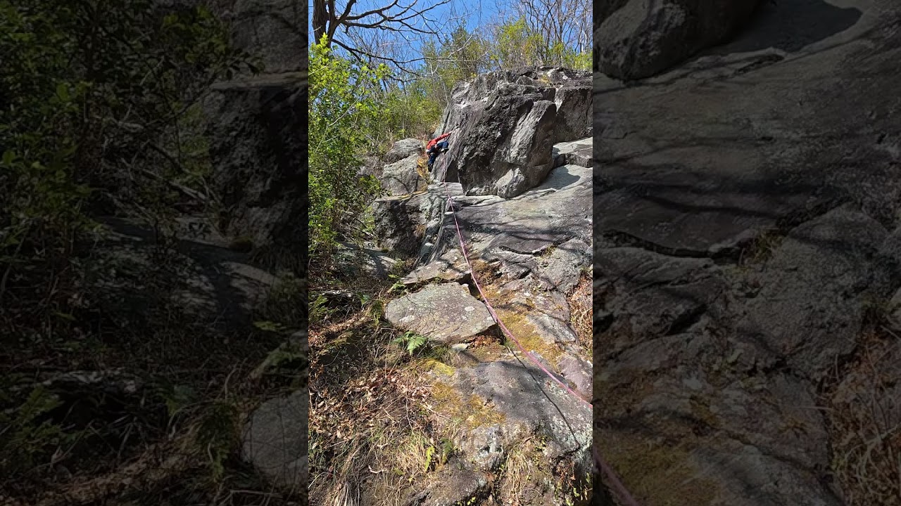 湯河原幕岩 ミスサイゴ 5.10b/c サンバリー　100本目のrp