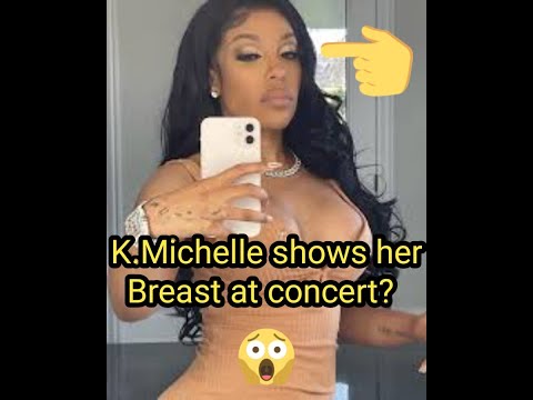 K.Michelle flash breast at concert..smdh..