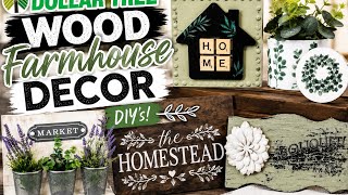 Dollar Tree Wood Crafts You NEED To Try (Beautiful Farmhouse DIYs!)