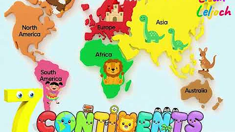 🌍✨ Seven Continents Song for Kids | Fun Learning Through Music! ✨🌍