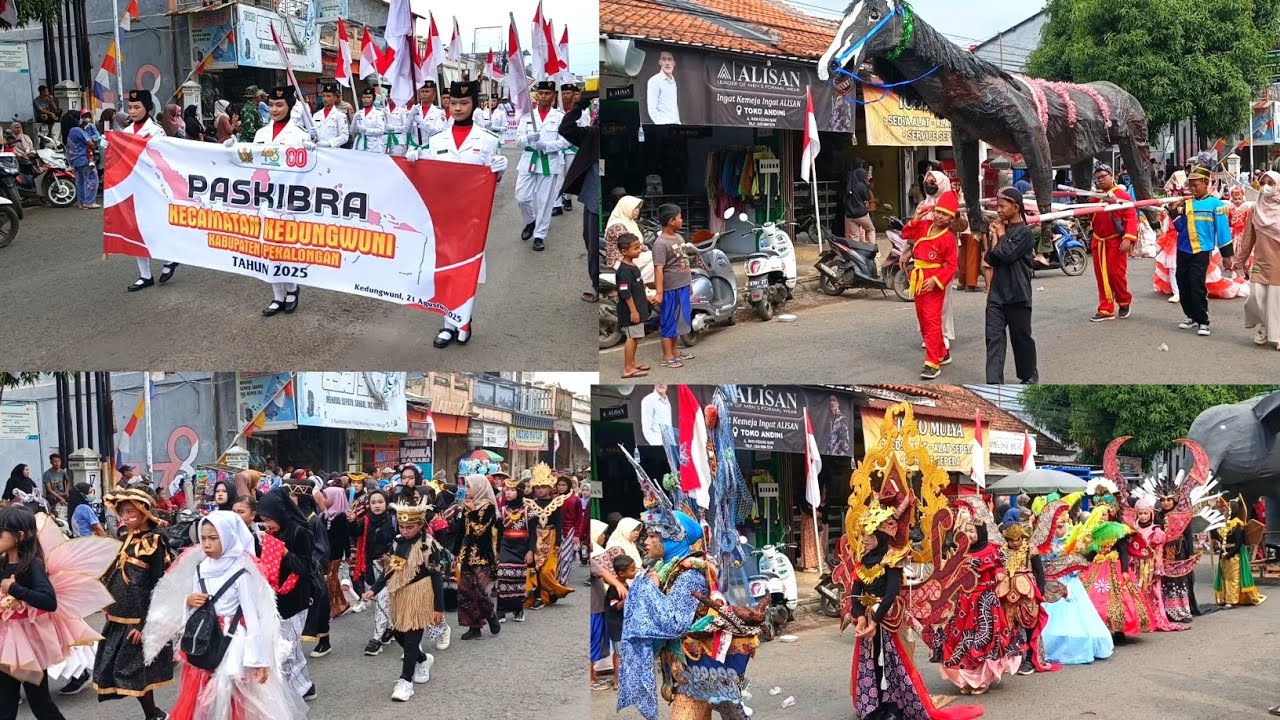 PART 1 ‼️ KARNAVAL HUT RI KE 80 KEC KEDUNGWUNI PEKALONGAN TAHUN 2025