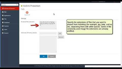 Plesk 12 5 Tutorials   How To Protect Your Site From Hotlinking By webanchor.net