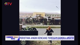 Angin Kencang Terjang Pasar di Kab. Muda Terekam Kamera Warga #BuletiniNewsPagi 17/11