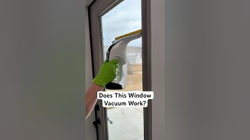 I tested the viral window cleaning vacuum #gifted #cleaning #cleaningtools