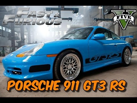 Porsche 911 GT3 RS Fast And Furious 5 | GTA V - YouTube