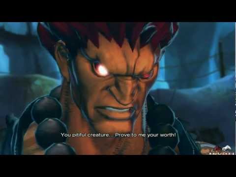 Street Fighter X Tekken Akuma Rival Battle Scene Ending Cinematic HD