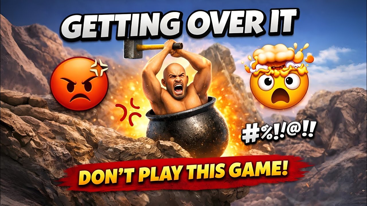 Dhurrr! 😡 Getting Over It Mobile Bangla Funny Gameplay
