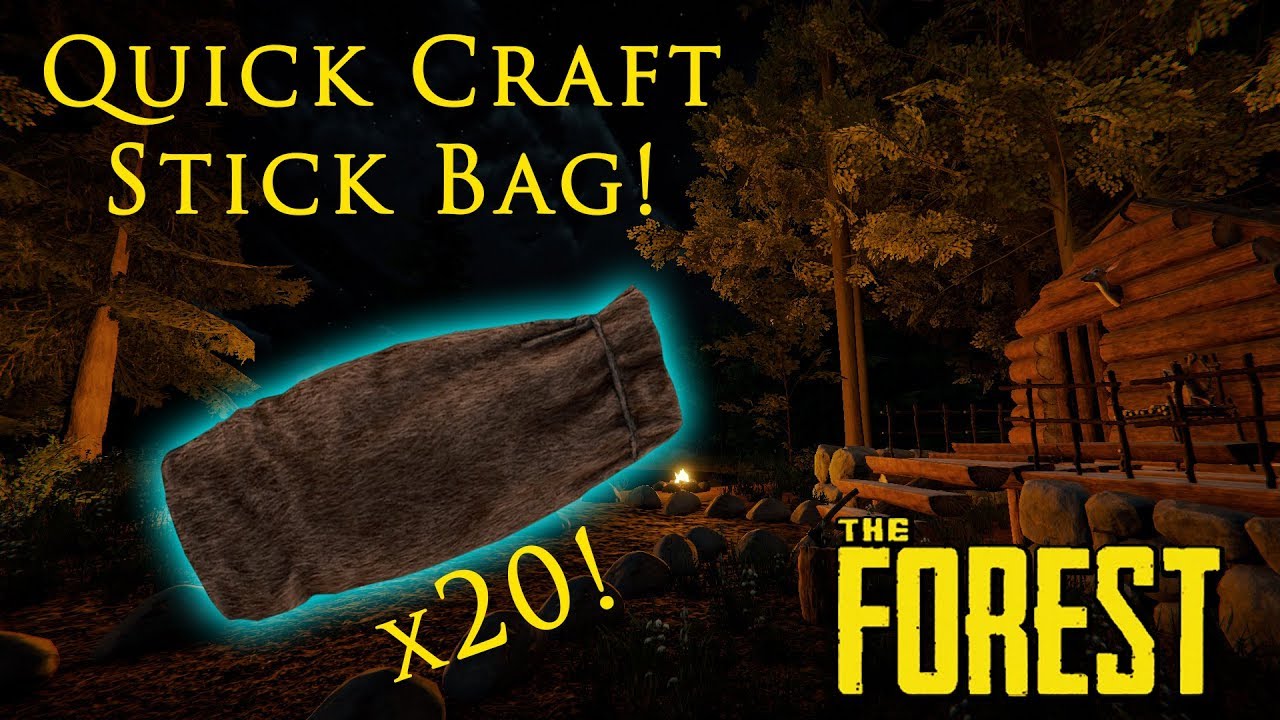 The Forest - QUICK CRAFT Stick Bag - 2dapointtv