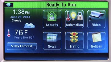 Customizing Home Automation LYNX Touch 52007000