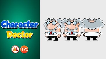 Character Doctor with pin bones ( New version) | Moho | Rigged Animation