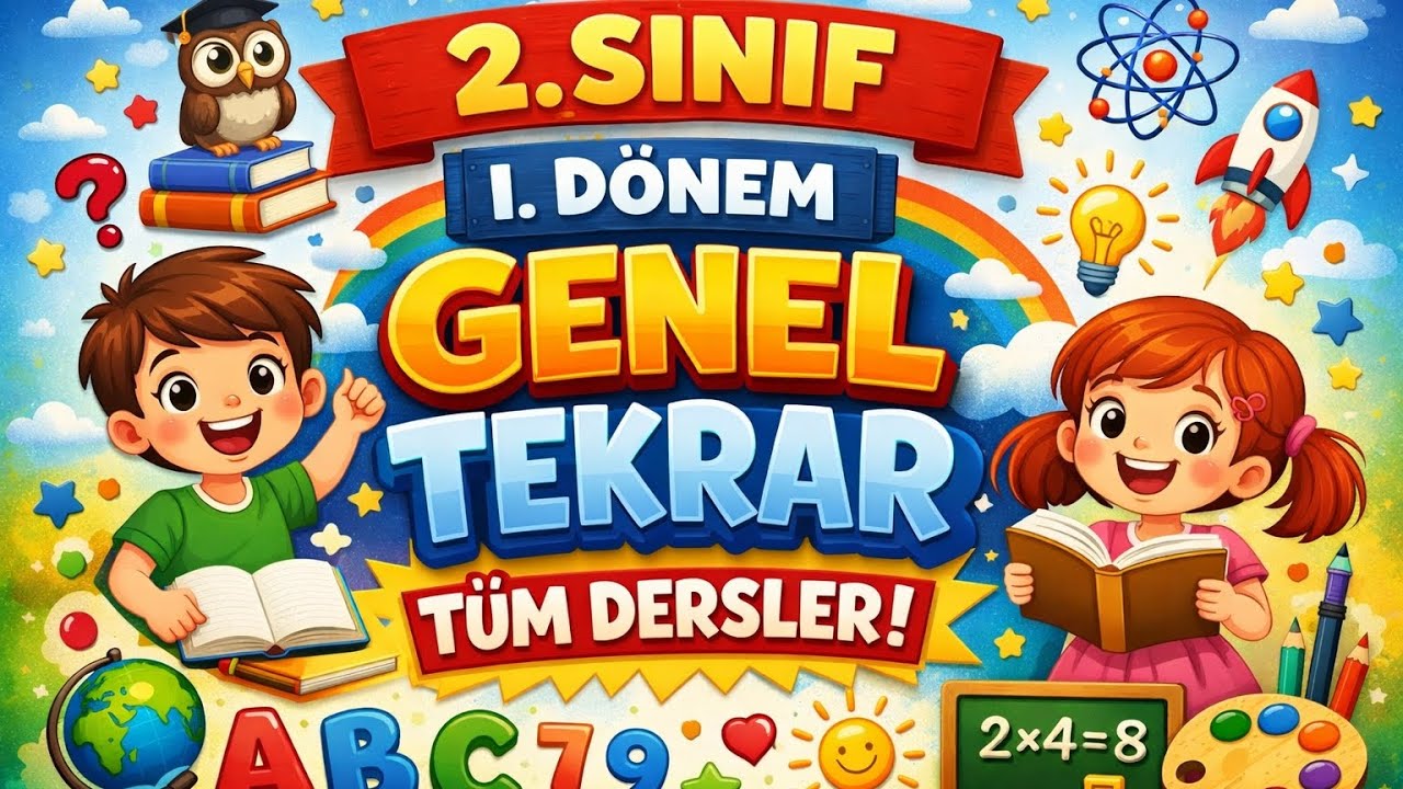 2.Sınıf 1.Dönem İngilizce Genel Tekrar Etkinlikleri