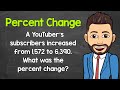 Calculating Percent Change Concepts