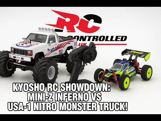Kyosho Showdown! Mini-Z Inferno vs USA-1 Nitro Monster – Tiny