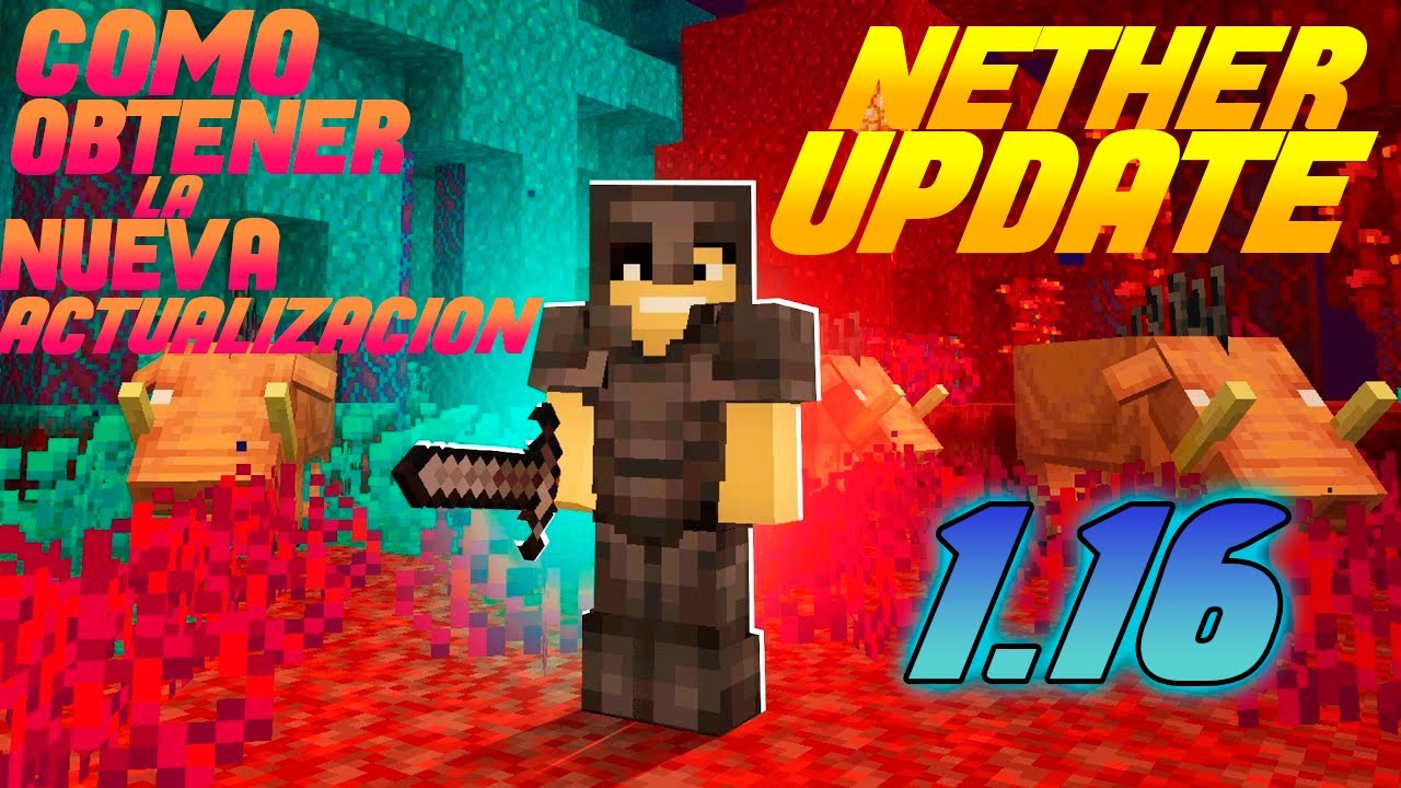 COMO DESCARGAR La NUEVA VERSION De MINECRAFT ANTICIPADA 1 16 YouTube