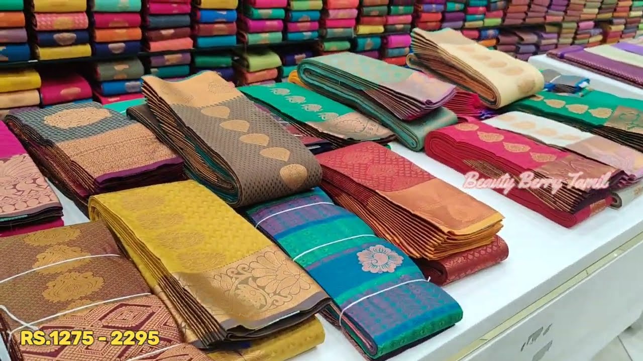 Pothys 1+1 Silk Sarees Rs.1450 Onwards/ Copper Silk, Brocade Gift Silk Sarees