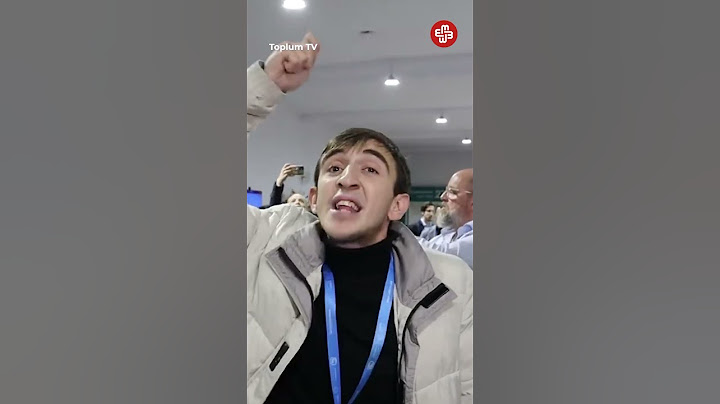 COP29 tədbirlərində fəhlə kimi işləyən şəxs aksiya keçirib