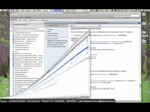 Introduction à Interface Builder  (Université Paris Diderot)