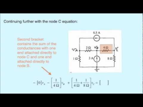 ECE 201 Lesson 9. How to write node voltage equations by inspection.