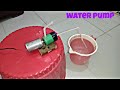 how to make a water pump from motor at home easy | Amezing Idea