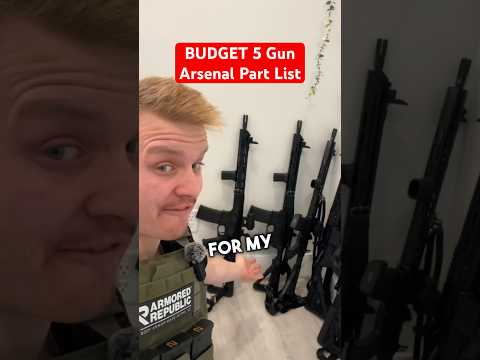 EVERY Part FROM My 5 Gun ARSENAL (Full List) #gun #fullautofriday  #civtac