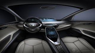 SKETCH-IT! #44 • Interior car rendering
