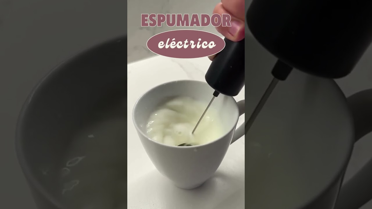 Espumador De Leche Eléctrico Happy Life Café Capuchino Latte Fácil De Usar  Lavar