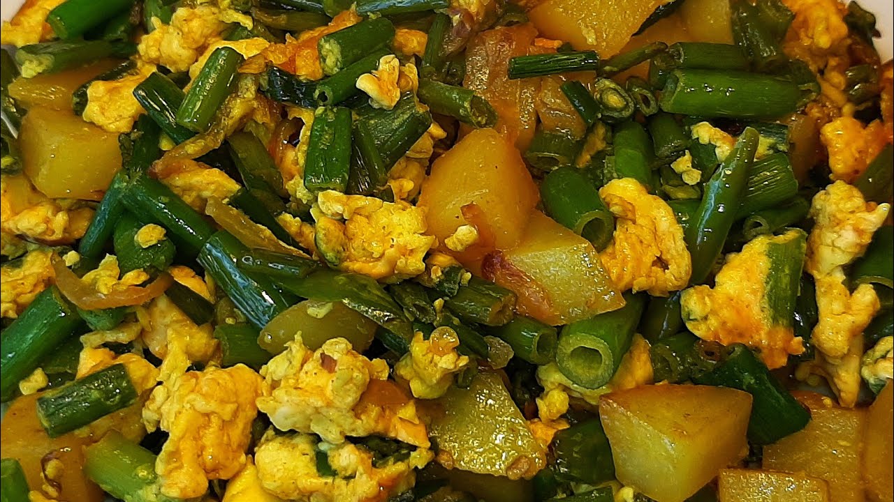 Spring Onion Egg Fry Peyaj Pata Vaji Quick & Easy Recipe YouTube