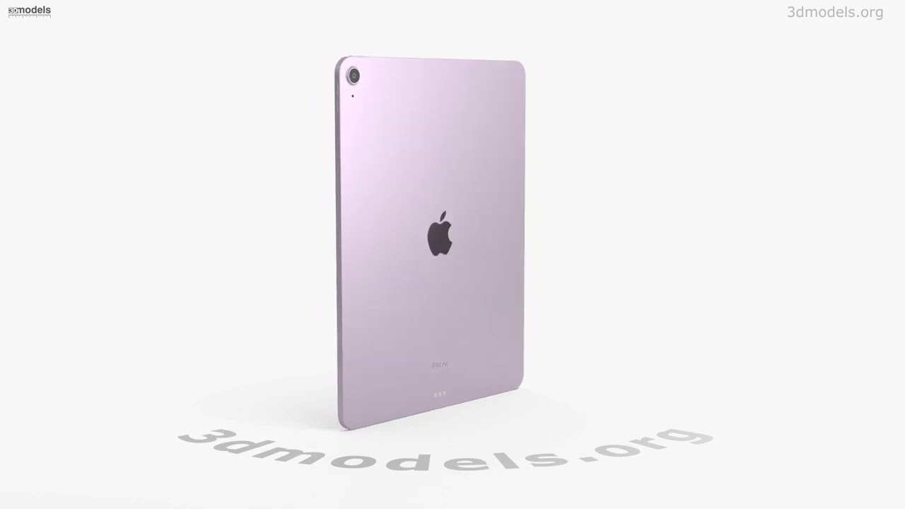 Apple iPad Air M2 13インチ (2024) パープル 3Dモデル - ダウンロード