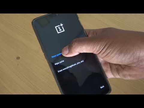 how to hard reset oneplus 6