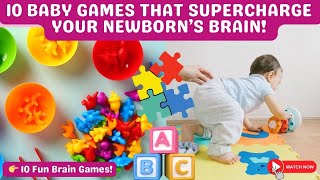 Do These 10 Baby Games to Have a SMARTER Newborn (0-6 Months)! 🧠👶