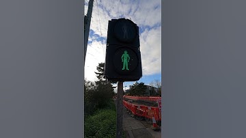 Unusual Temporary Pedestrian Crossing Traffic Light