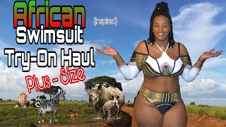 African Inspired Swimsuit Try-On Haul | Plus- Size Swimwear | *AliExpress must have*