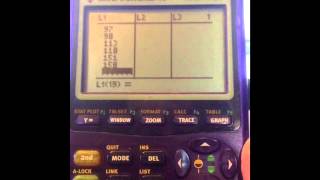 How To Do 1-var Stats On TI 83