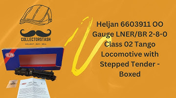 Heljan 6603911 OO Gauge LNER/BR 2-8-0 Class 02 Tango Locomotive with Stepped Tender - Boxed